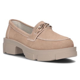 Lædersko Filippo DP3221 / 22 Be beige