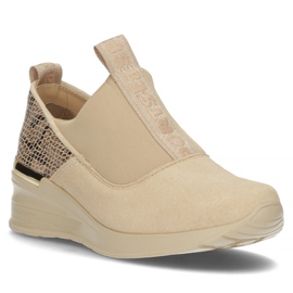 Lædersneakers Filippo DP1689 / 22 Be beige