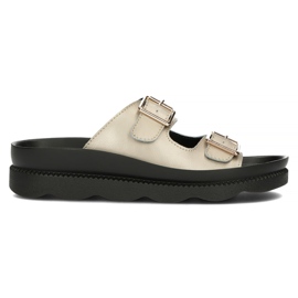 Læder hjemmesko Filippo DK3599 / 22 Go golden gylden