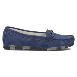 Læder loafers Filippo DP1202 / 22 Bl blå