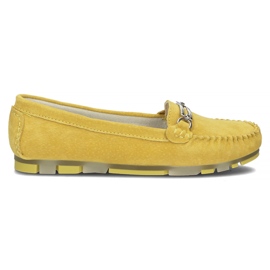 Læder loafers Filippo DP1202 / 22 Yl gul