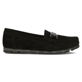 Lædermokkasiner Filippo DP3630 / 22 Bk sort