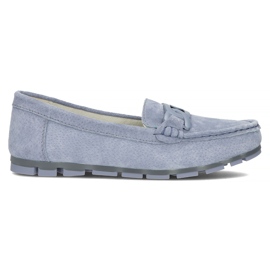 Læder loafers Filippo DP3630 / 22 Bl blå