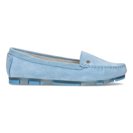 Læder loafers Filippo DP2037 / 22 Bl blå