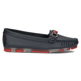 Læder loafers Filippo DP3613 / 22 Nv Rd marineblå marine blå