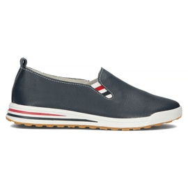 Lædersko Filippo DP3510 / 22 Nv marineblå marine blå