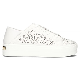 Lædersko FILIPPO DP3529 / 22 Wh hvid
