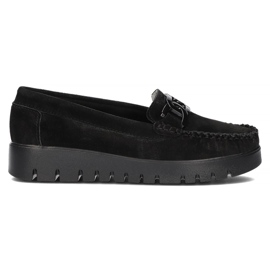 Lædermokkasiner Filippo DP3334 / 22 Bk sort