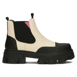 Filippo BJ11-5KB beige støvler sort