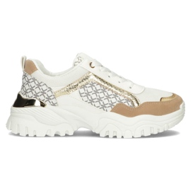 Sneakers Filippo BB116 hvid og beige