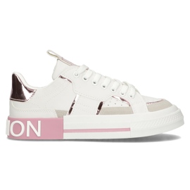 Filippo GG599 pink sneakers hvid lyserød flerfarvet