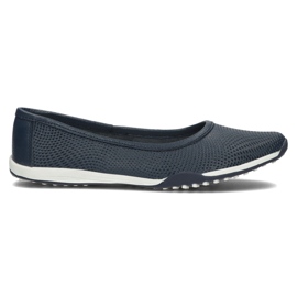Læderballerinaer Filippo DP3681 / 22 Nv marineblå