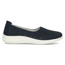 Lædersko Filippo DP3673 / 22 Nv marineblå marine blå