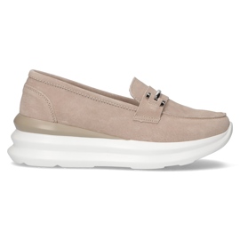 Lædersko Filippo DP3504 / 22 Be beige