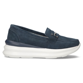 Lædersko Filippo DP3504 / 22 Nv marineblå marine blå