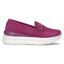 Lædersko Filippo DP3504 / 22 Fh fuchsia lyserød