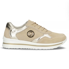 Lædersneakers Filippo DP3544 / 22 Be beige