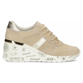 Lædersneakers Filippo DP3550 / 22 Be beige