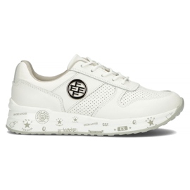 Læder Sneakers Filippo DP3542 / 22 Wh hvid