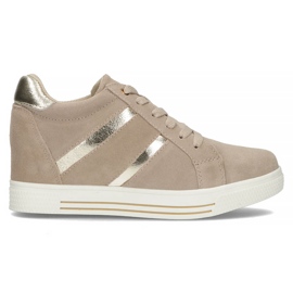 Lædersneakers Filippo DP3549 / 22 Be beige