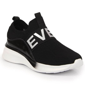Sko sokker slip on Vinceza W JAN122A sort