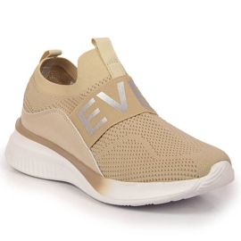 Slip-on sokker Vinceza W JAN122B beige