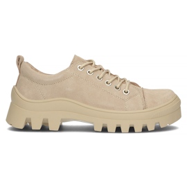 Lædersneakers FILIPPO DP3522 / 22 Beige