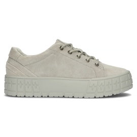 Lædersneakers FILIPPO DP3527 / 22 Gr grå
