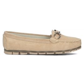 Læder loafers Filippo DP3613 / 22 Be beige