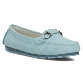Læder loafers Filippo DP3613 / 22 Bl blå