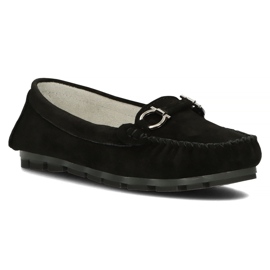 Lædermokkasiner Filippo DP3613 / 22 Bk sort