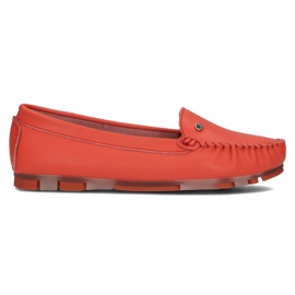 Rødt læder Filippo DP2037 / 22 Rd Li loafers