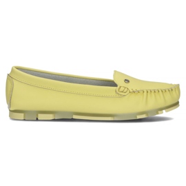 Læder loafers Filippo DP2037 / 22 Yl Li gul
