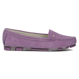 Læder loafers Filippo DP2037 / 22 Vi lilla violet