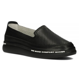 Lædersko Filippo DP3623 / 22 Bk sort