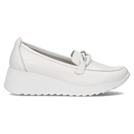 Lædersko Filippo DP3632 / 22 Wh hvid