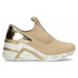 Læder Sneakers Filippo DP3652 / 22 Be beige