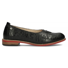 Lædersko Filippo DP3545 / 22 Bk sort