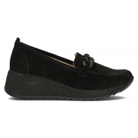 Lædersko Filippo DP3632 / 22 Bk sort