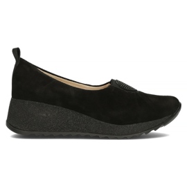 Lædersko Filippo DP3646 / 22 Bk sort