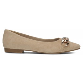 Lædersko Filippo DP3642 / 22 Be beige