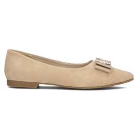 Lædersko Filippo DP3683 / 22 Be beige