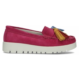 Lædersko Filippo DP3535 / 22 Fh pink lyserød