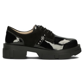 Lædersko Filippo DP3713 / 22 Bk sort