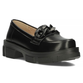 Lædersko Filippo DP3221 / 22 Bk Bk sort
