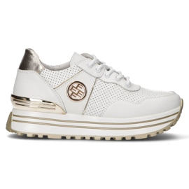 Læder Sneakers Filippo DP3538 / 22 Wh hvid