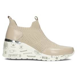 Lædersko Filippo DP3551 / 22 Be beige
