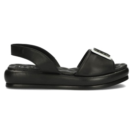 Lædersandaler Filippo DS3902 / 22 Bk sorte