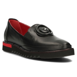 Lædersko Filippo DP3915 / 22 Bk sort