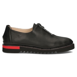 Lædersko Filippo DP3916 / 22 Bk sort